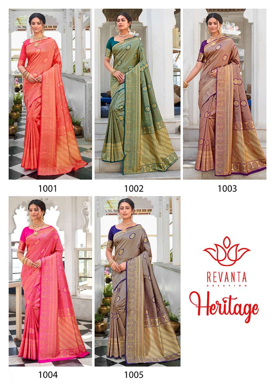 REVANTA HERITAGE SOFT SILK SAREES WHOLESALER
