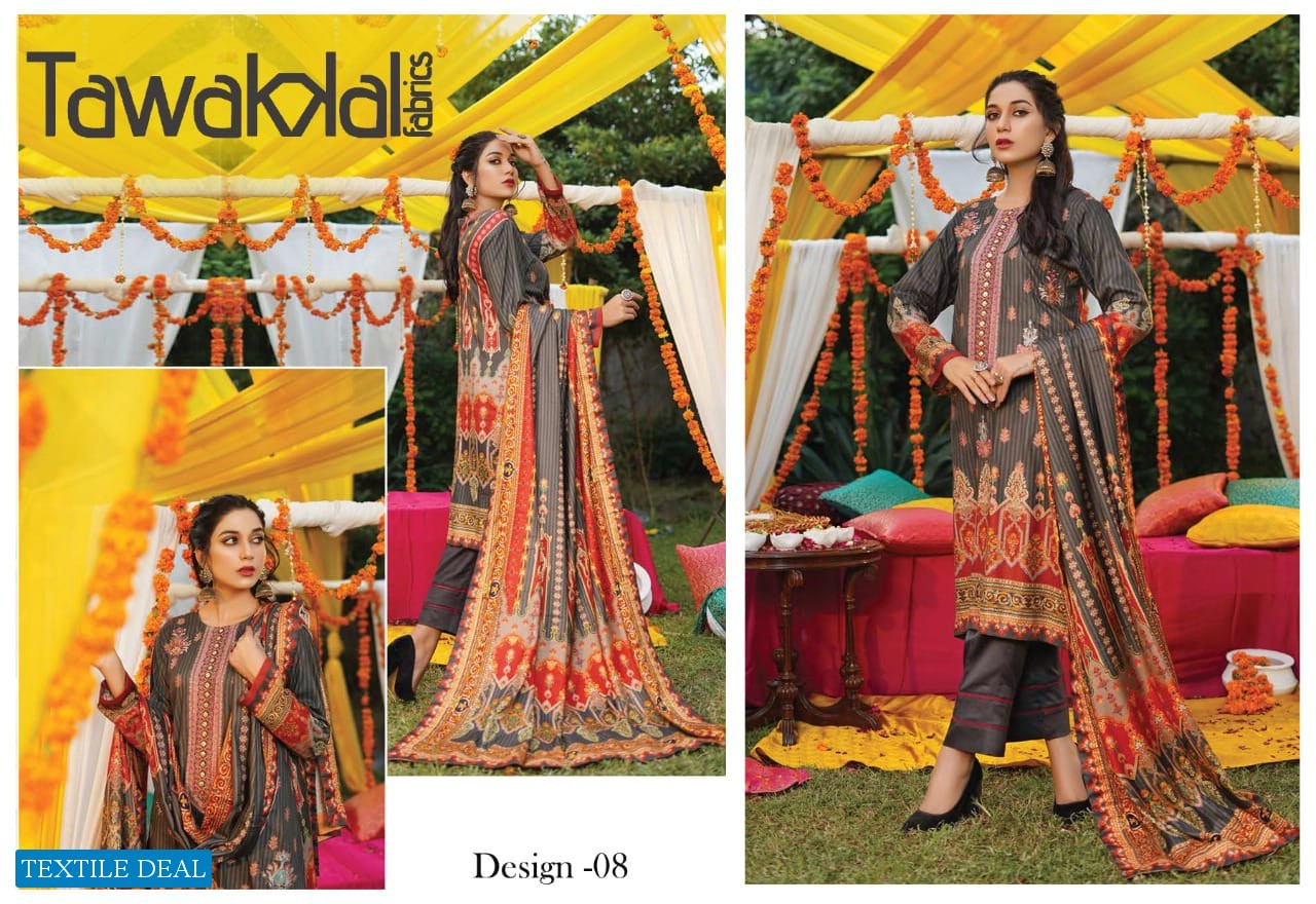Tawakkal Parizaad Wholesale Karachi Cotton Collection