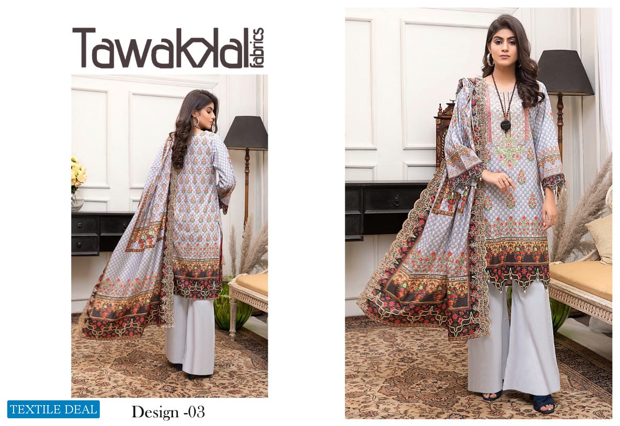 Tawakkal Parizaad Wholesale Karachi Cotton Collection