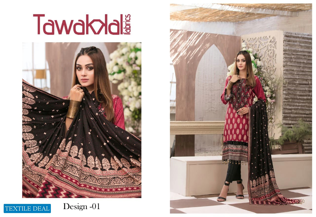 Tawakkal Parizaad Wholesale Karachi Cotton Collection