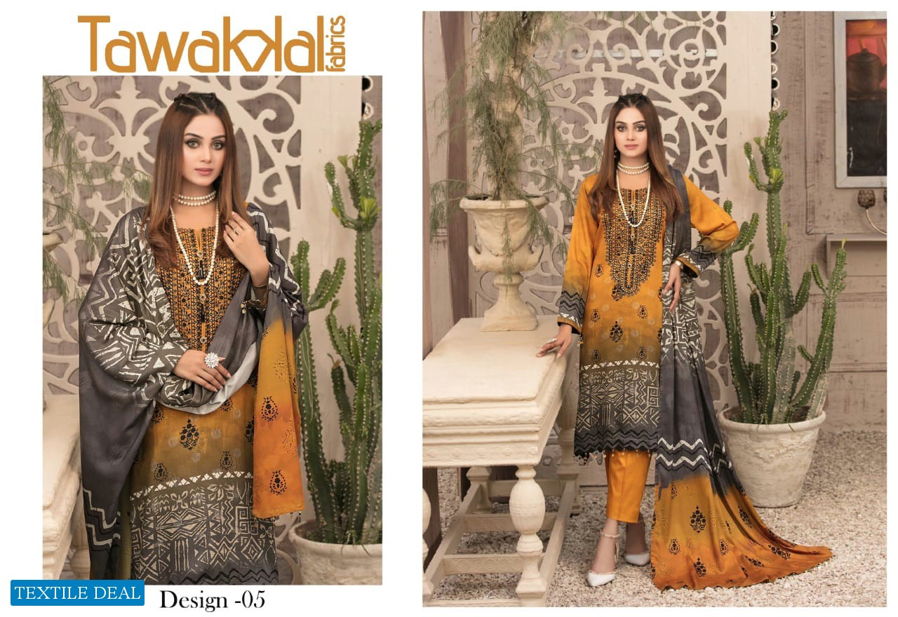 Tawakkal Parizaad Wholesale Karachi Cotton Collection