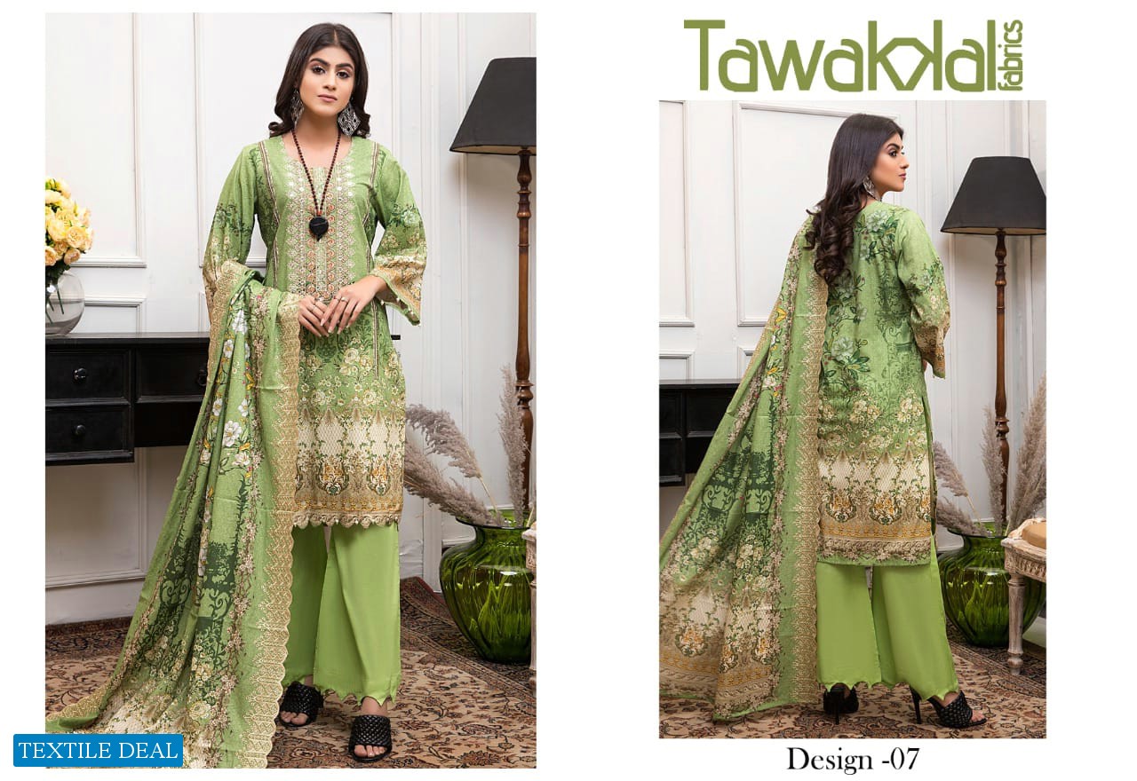 Tawakkal Parizaad Wholesale Karachi Cotton Collection