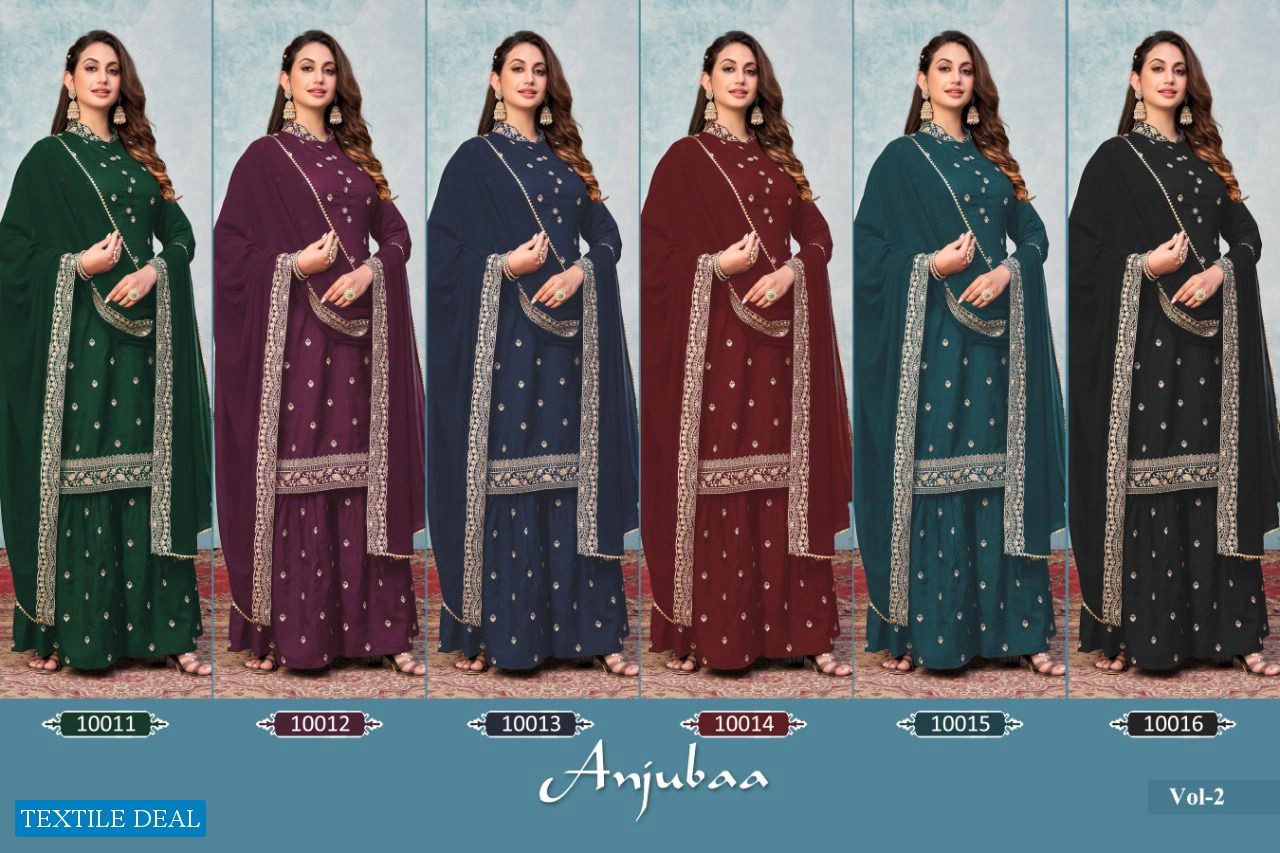 Anjubaa Vol-2 10011 Series Wholesale Ethnic Style Salwar Kameez