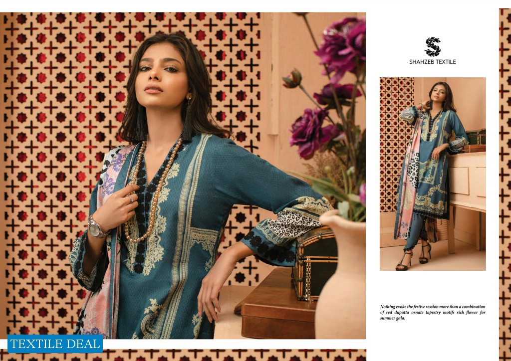 Mariam Ayesha By Shahzab Textile Printed Lawn Vol-1 Pakistani Collection