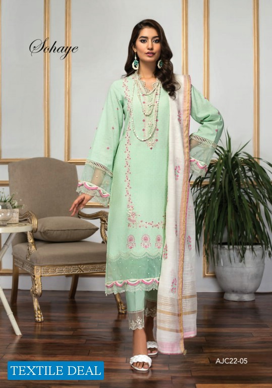 Anaya By Kiran Chaudhry Ethnicity 2022 Vol-1 Unstitched 3 Pc Lawn Jacquard Collection