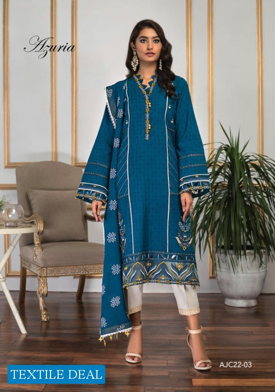 Anaya By Kiran Chaudhry Ethnicity 2022 Vol-1 Unstitched 3 Pc Lawn Jacquard Collection