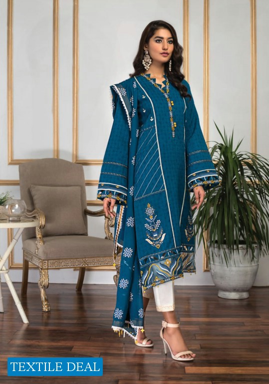 Anaya By Kiran Chaudhry Ethnicity 2022 Vol-1 Unstitched 3 Pc Lawn Jacquard Collection