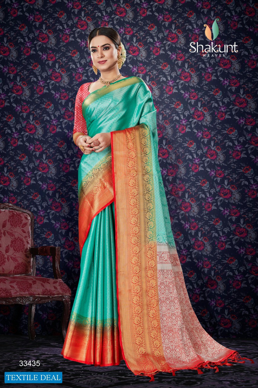 SHAKUNT SKS 2120 DESIGN ART SILK SAREES