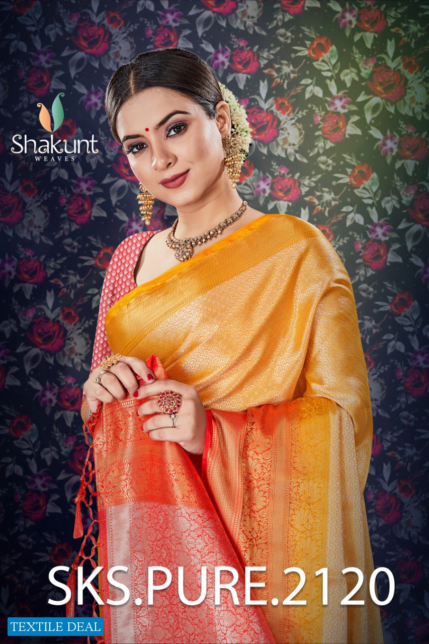 SHAKUNT SKS 2120 DESIGN ART SILK SAREES
