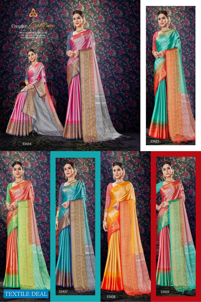 SHAKUNT SKS 2120 DESIGN ART SILK SAREES