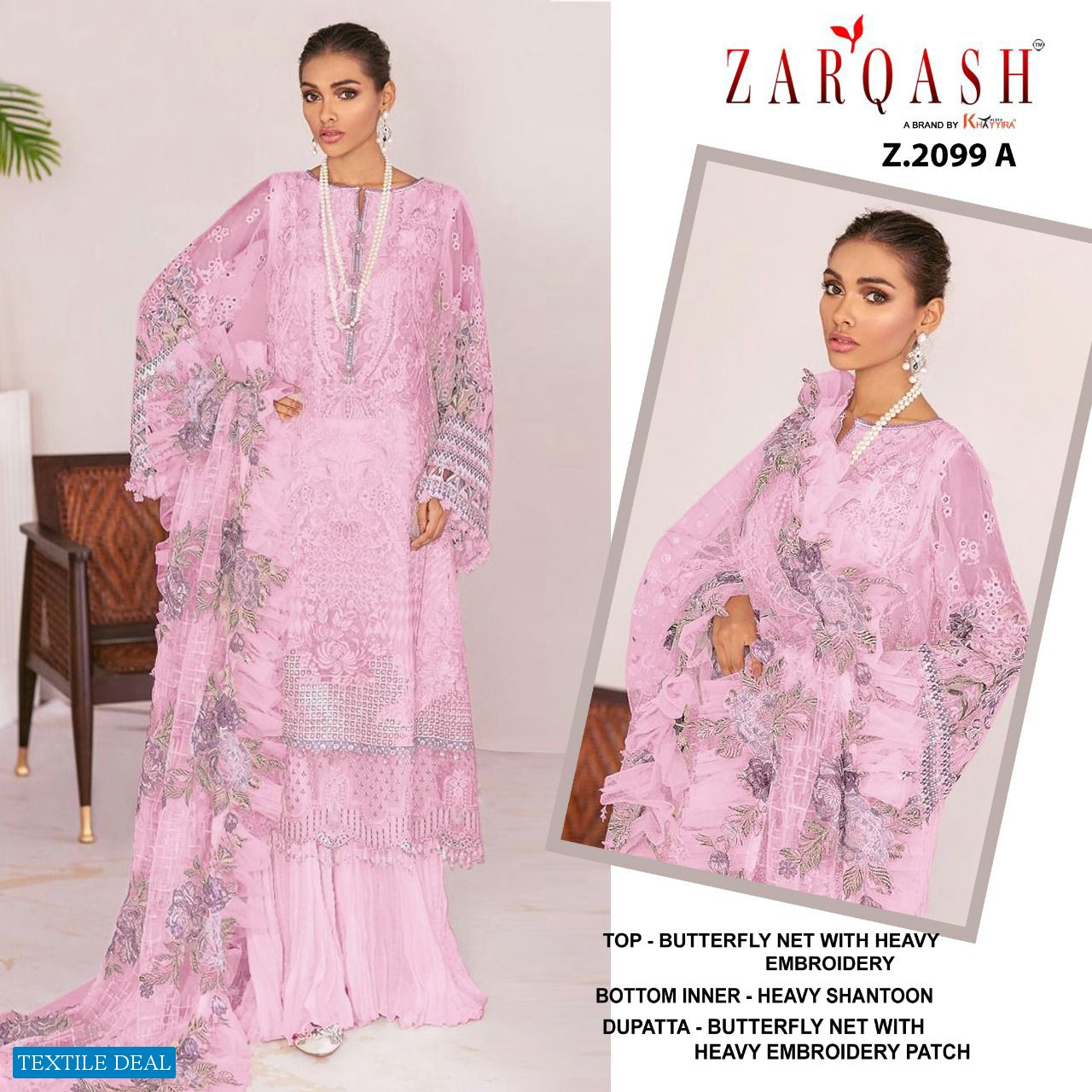 JIHAN VOL 2 BY ZARQASH GEORGETTE EXCLUSIVE FANCY SUITS