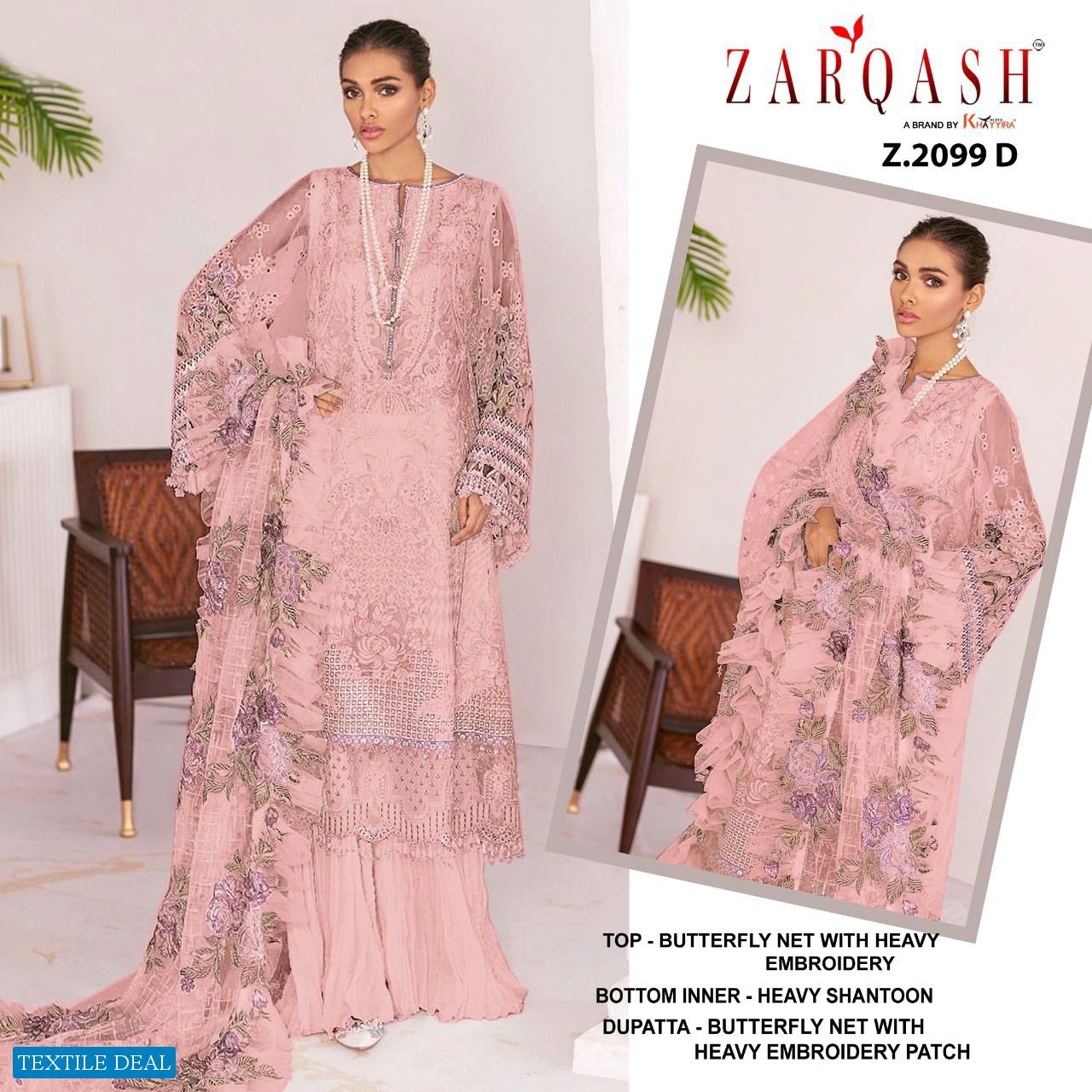 JIHAN VOL 2 BY ZARQASH GEORGETTE EXCLUSIVE FANCY SUITS