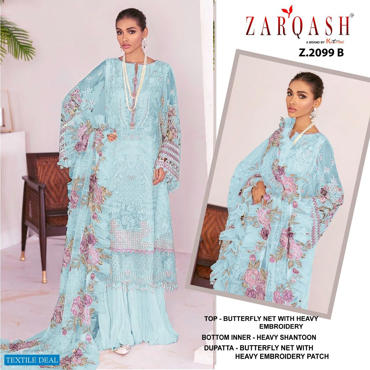 JIHAN VOL 2 BY ZARQASH GEORGETTE EXCLUSIVE FANCY SUITS