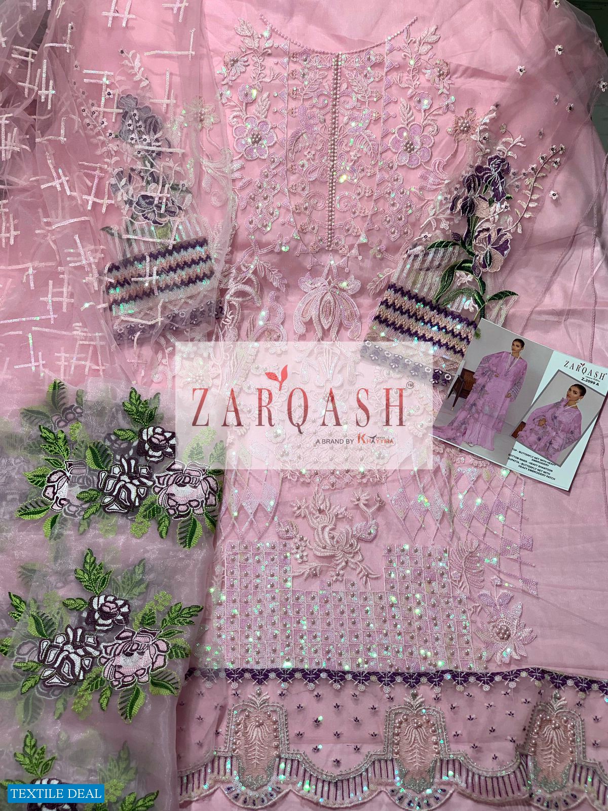 JIHAN VOL 2 BY ZARQASH GEORGETTE EXCLUSIVE FANCY SUITS