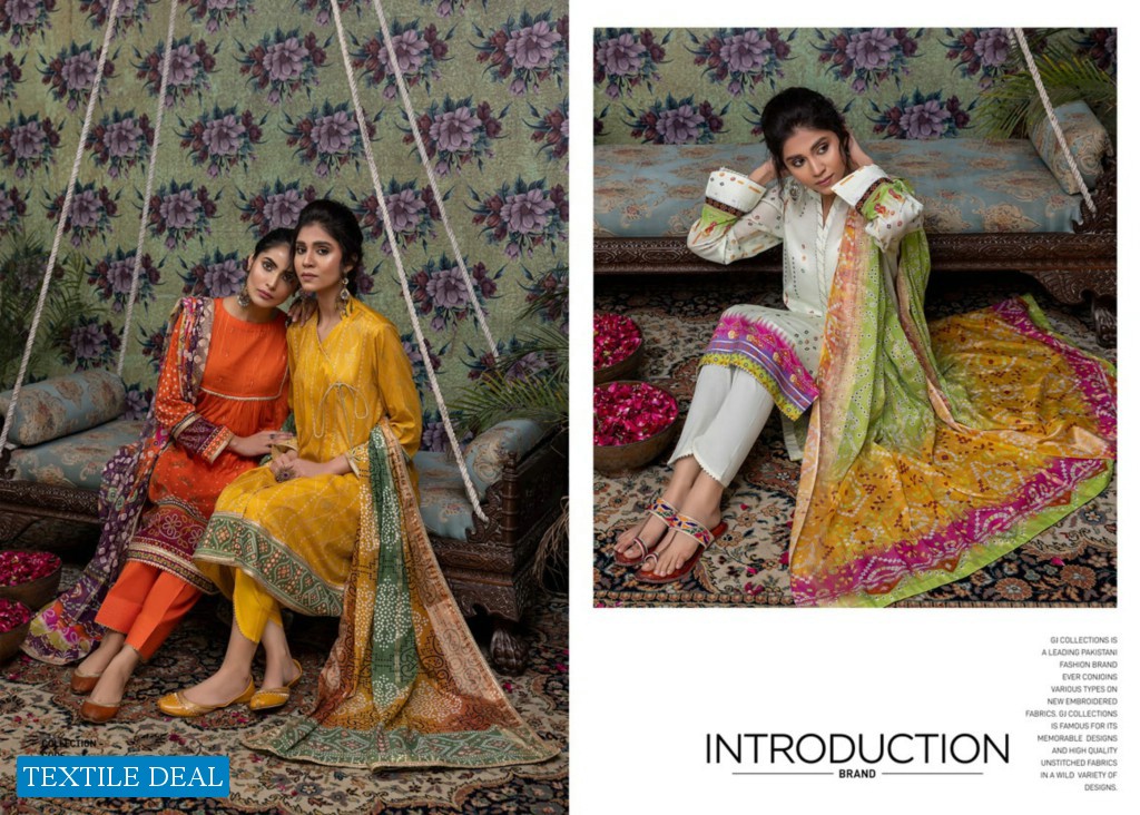 Guljee By Chunri Wholesale Original Pakistani Lawn Suits