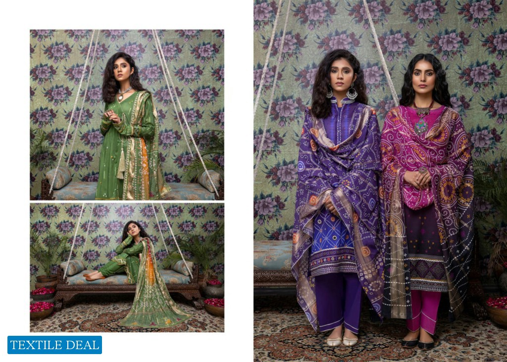 Guljee By Chunri Wholesale Original Pakistani Lawn Suits