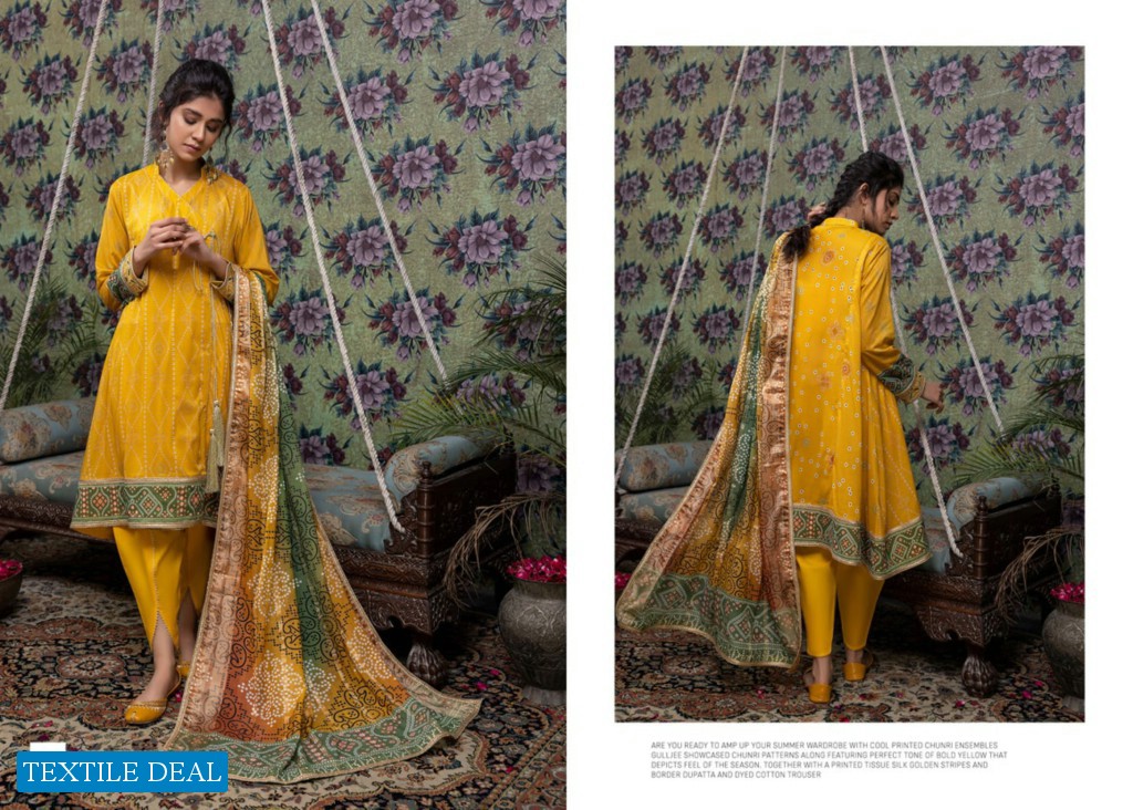 Guljee By Chunri Wholesale Original Pakistani Lawn Suits