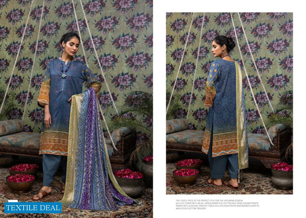 Guljee By Chunri Wholesale Original Pakistani Lawn Suits