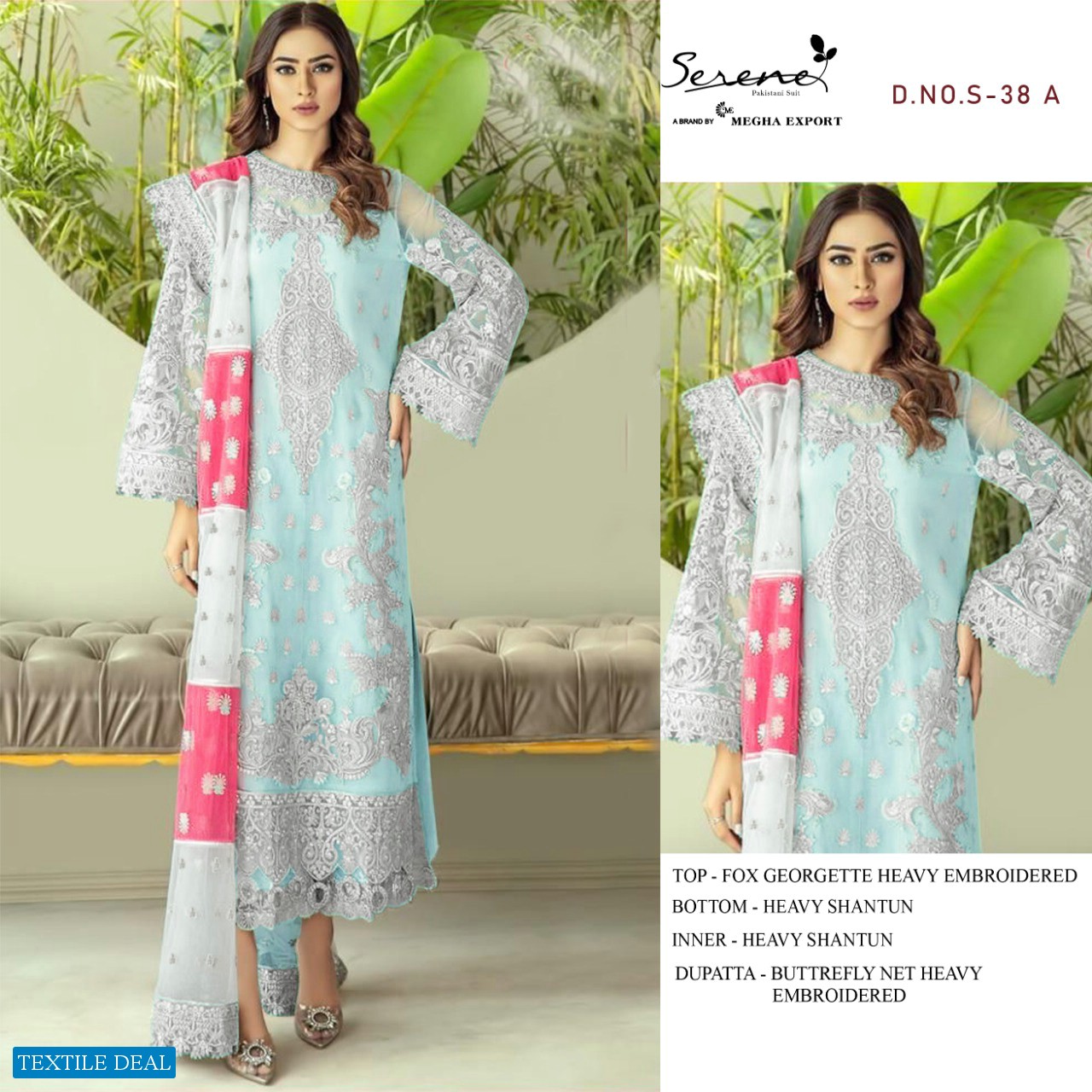 Serene S-38 Wholesale Pakistani Concept Dress