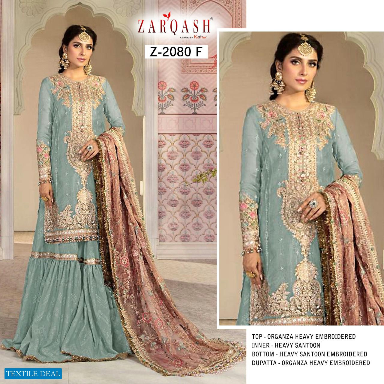 Zarqash Mariya B Emroidered Vol-3 Wholesale Pakistani Concept Dress