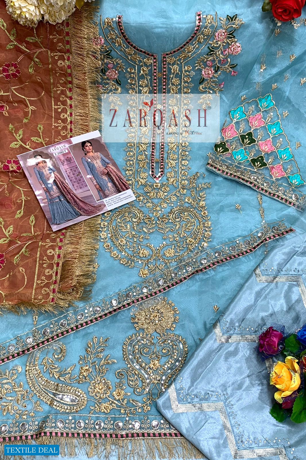 Zarqash Mariya B Emroidered Vol-3 Wholesale Pakistani Concept Dress