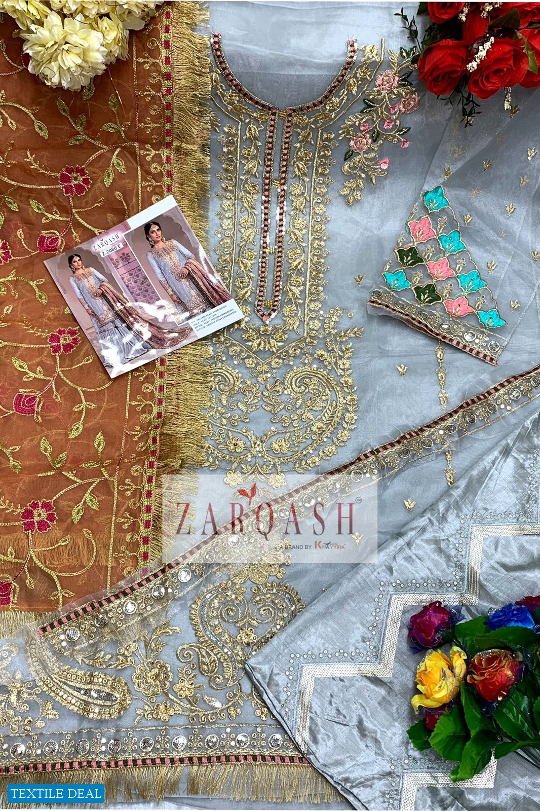 Zarqash Mariya B Emroidered Vol-3 Wholesale Pakistani Concept Dress