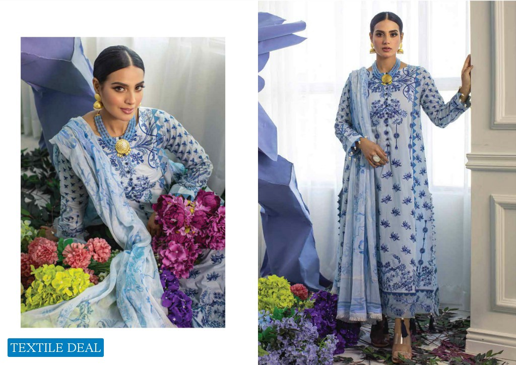 Ansab Jahangiri Zoha Luxury Lawn Collection Original Pakistani Catalogs