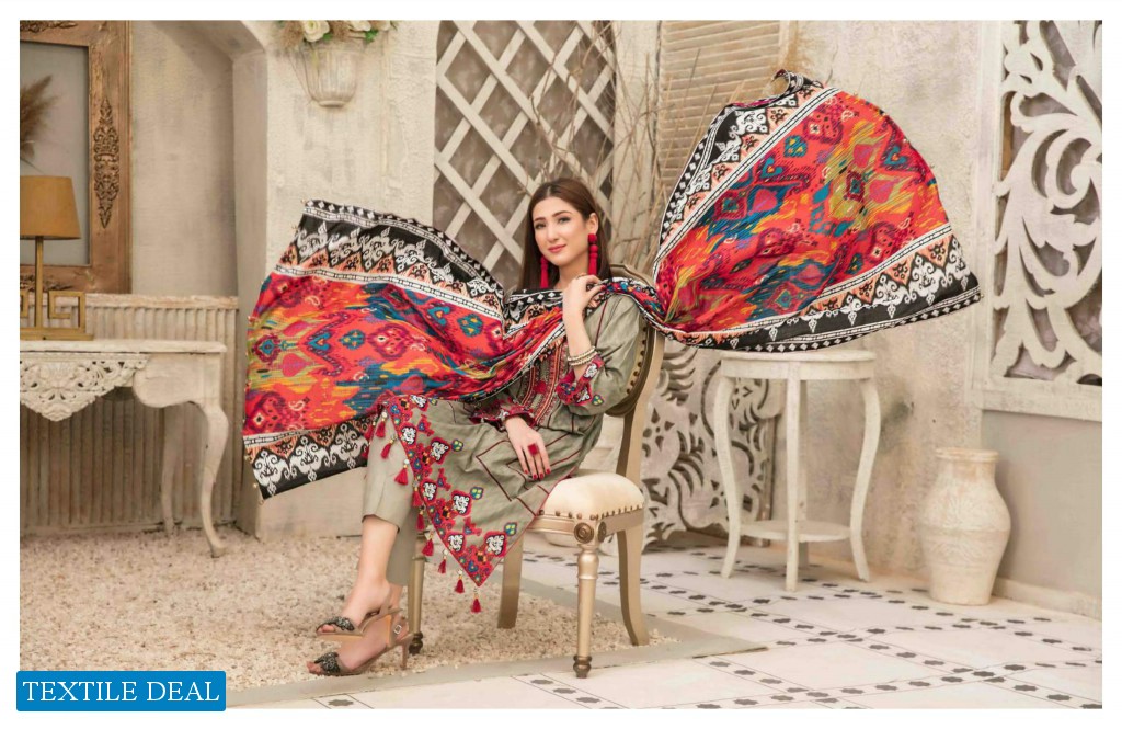 Tawakkal Mahru Lawn Print Embroidered Lawn Printed Dupatta Catalogs