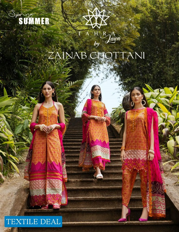 Zainab Chottani Tahra Lawn wholesale Luxury Pakistani Dress