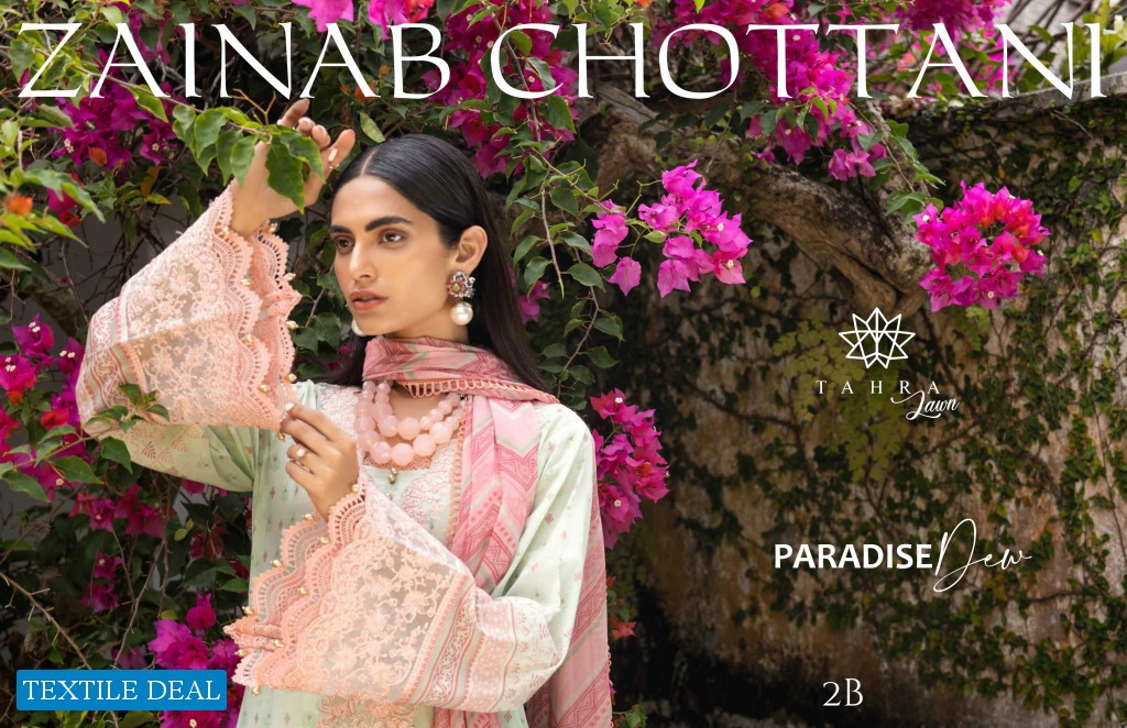 Zainab Chottani Tahra Lawn wholesale Luxury Pakistani Dress