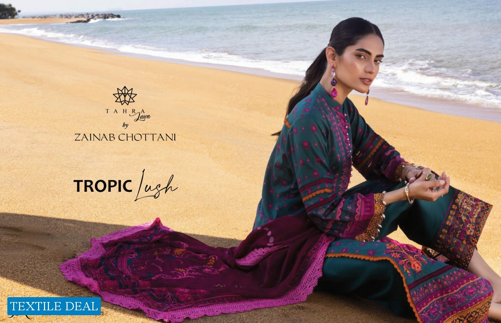 Zainab Chottani Tahra Lawn wholesale Luxury Pakistani Dress