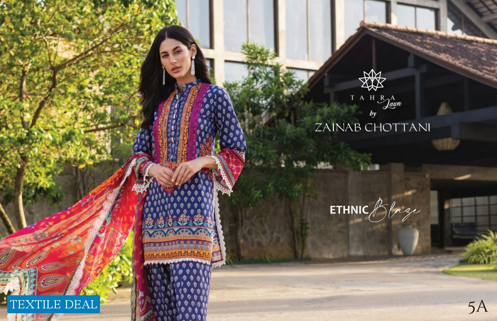 Zainab Chottani Tahra Lawn wholesale Luxury Pakistani Dress