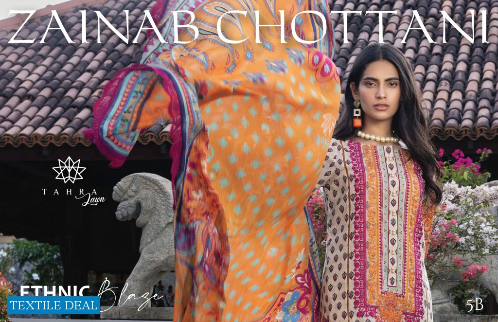 Zainab Chottani Tahra Lawn wholesale Luxury Pakistani Dress