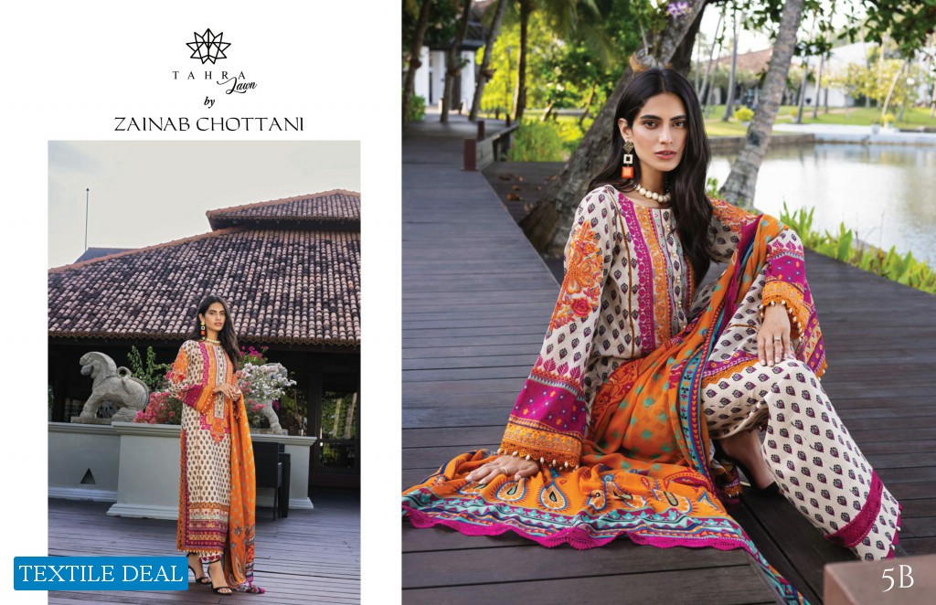 Zainab Chottani Tahra Lawn wholesale Luxury Pakistani Dress
