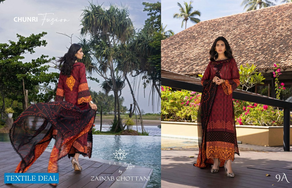 Zainab Chottani Tahra Lawn wholesale Luxury Pakistani Dress