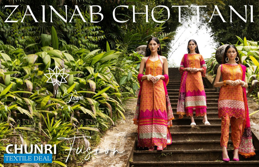 Zainab Chottani Tahra Lawn wholesale Luxury Pakistani Dress