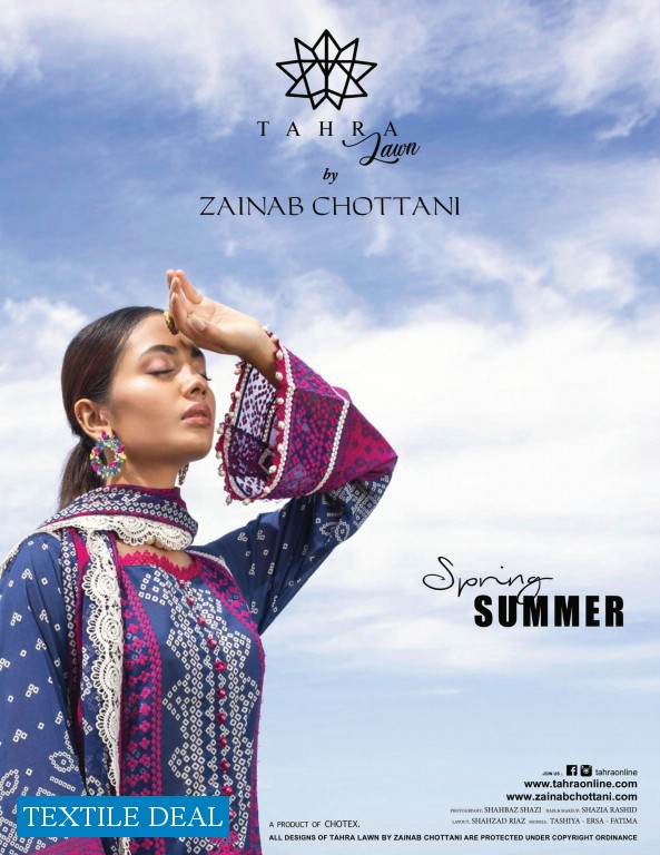 Zainab Chottani Tahra Lawn wholesale Luxury Pakistani Dress