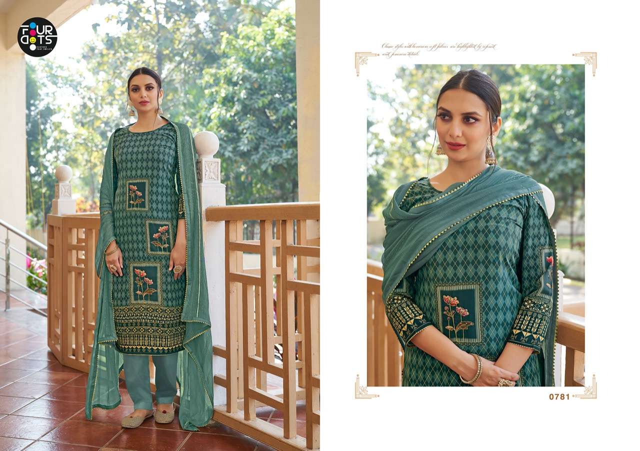 PAAHI BY FOURDOTS CLASSY LOOK WORK DESIGNER SUIT COLLECTION