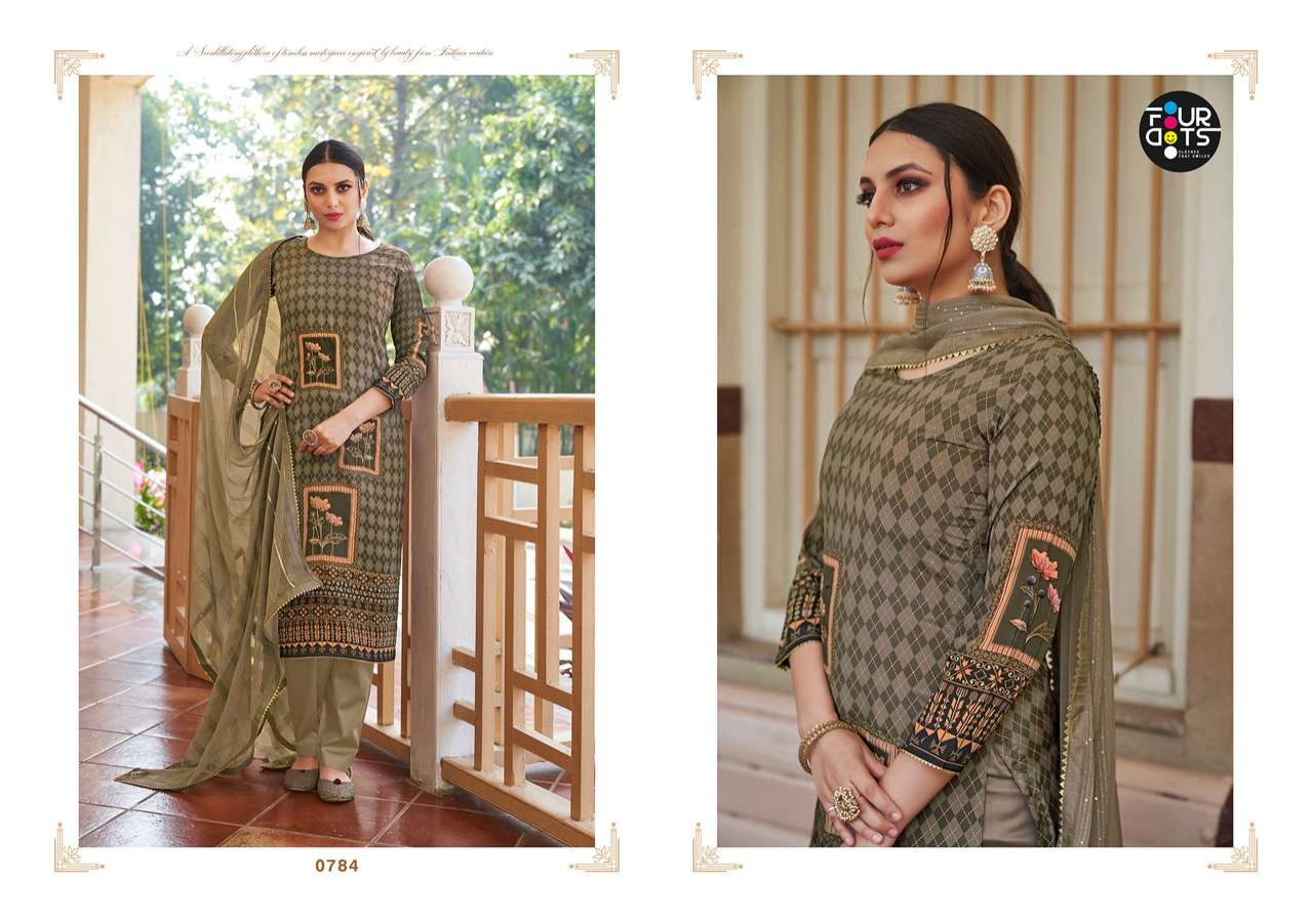 PAAHI BY FOURDOTS CLASSY LOOK WORK DESIGNER SUIT COLLECTION