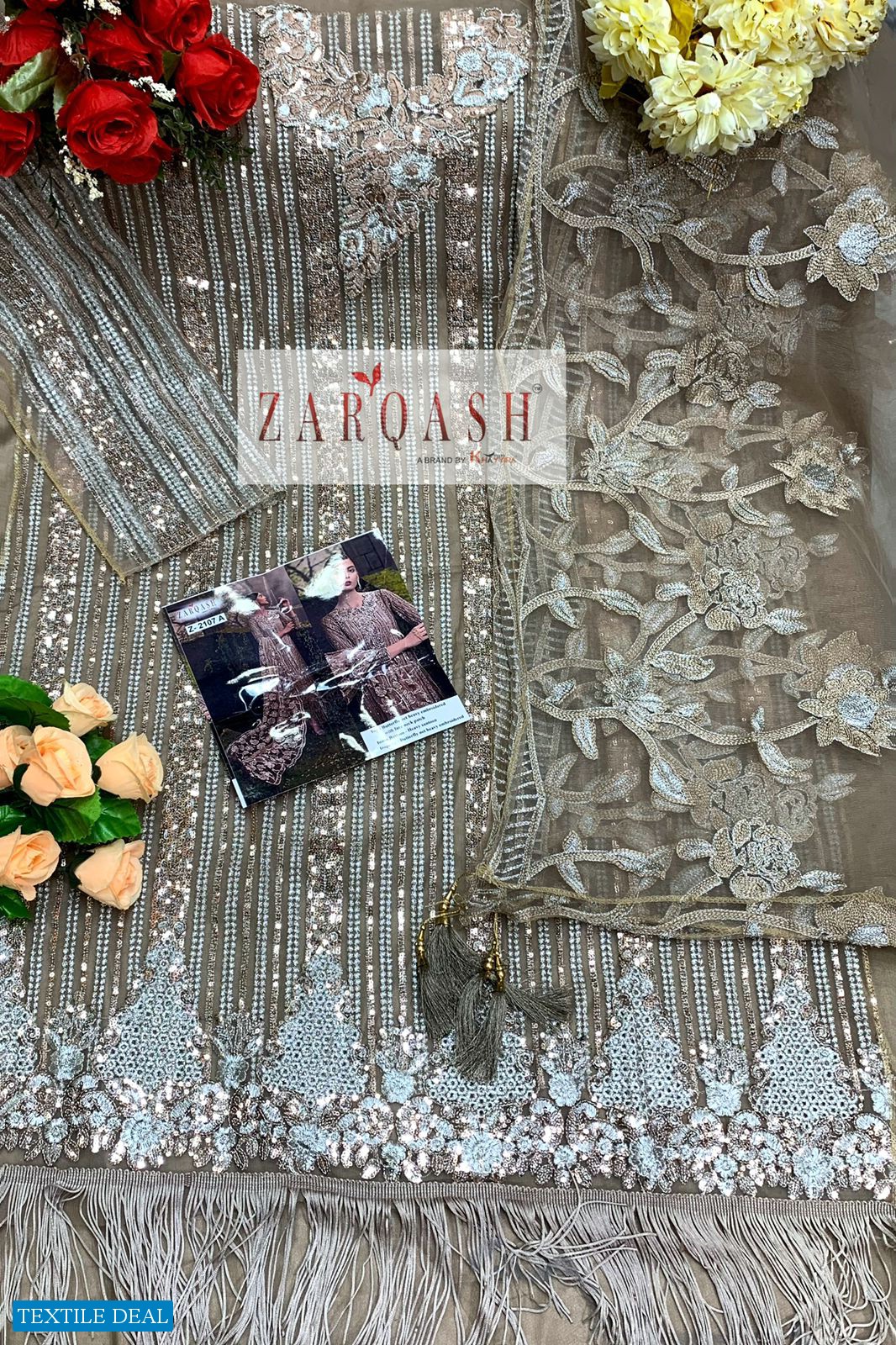 Zarqash Sana Safinaz Z-2107 Wholesale Pakistani Concept Dress