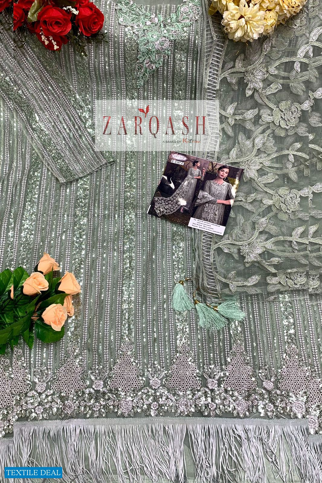 Zarqash Sana Safinaz Z-2107 Wholesale Pakistani Concept Dress