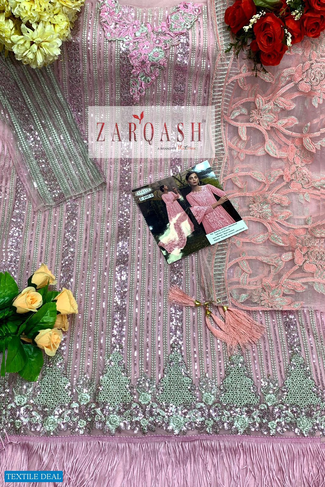Zarqash Sana Safinaz Z-2107 Wholesale Pakistani Concept Dress