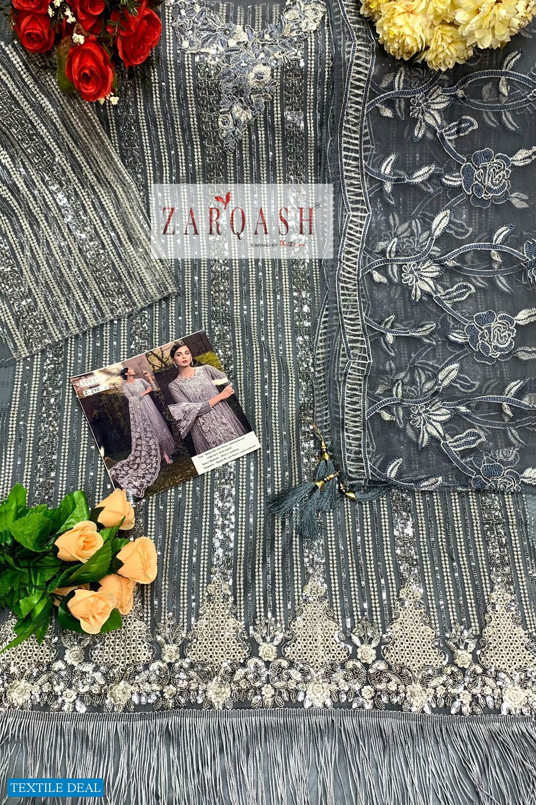 Zarqash Sana Safinaz Z-2107 Wholesale Pakistani Concept Dress