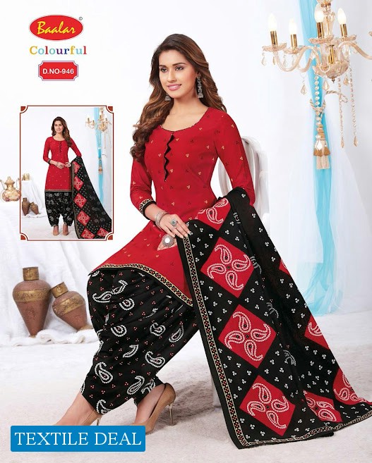 Baalar Hit List Vol-1 Wholesale Pure Cotton Printed Dress