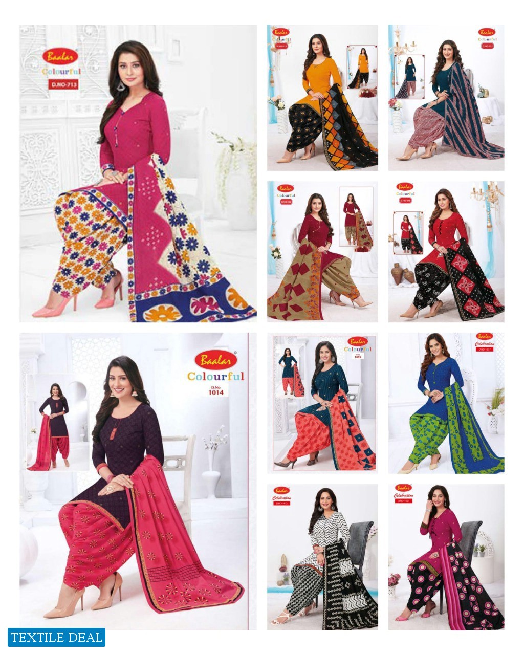 Baalar Hit List Vol-1 Wholesale Pure Cotton Printed Dress