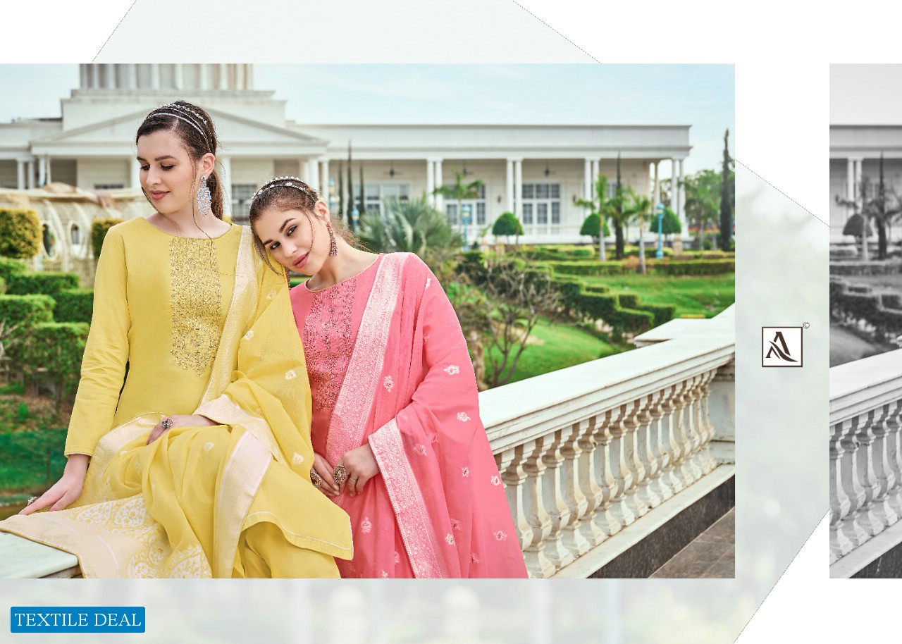 Alok Classic Touch Wholesale Pure Zaam Cotton Dress Material