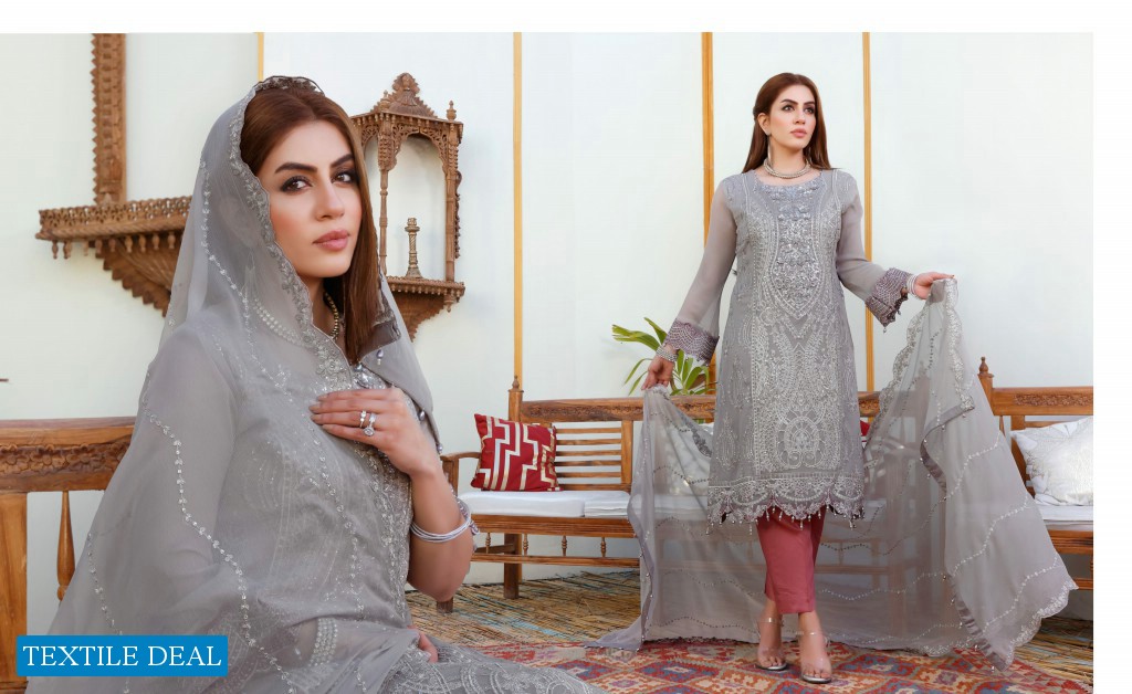 Schick Chantelle Vol-6 Wholesale Chiffon Dupatta Original Pakistani Dress