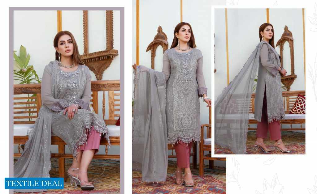 Schick Chantelle Vol-6 Wholesale Chiffon Dupatta Original Pakistani Dress