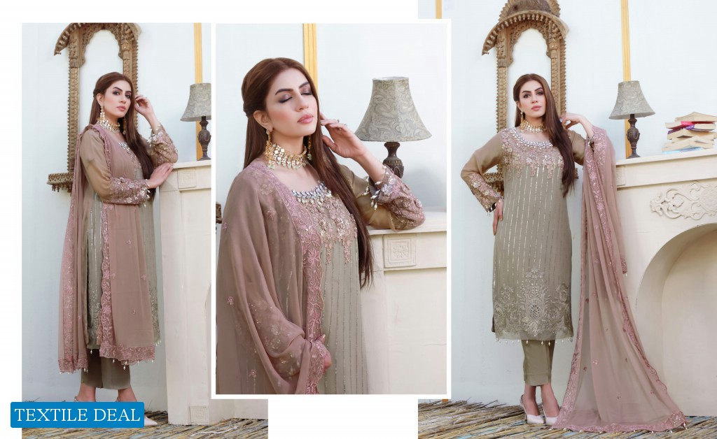 Schick Chantelle Vol-6 Wholesale Chiffon Dupatta Original Pakistani Dress