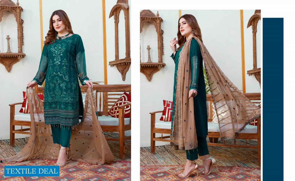 Schick Chantelle Vol-6 Wholesale Chiffon Dupatta Original Pakistani Dress